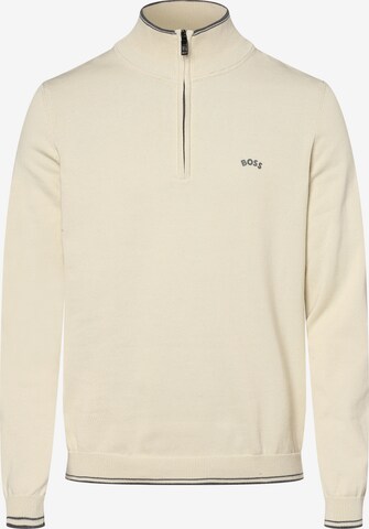 BOSS Pullover 'Zitom' in Beige: predná strana