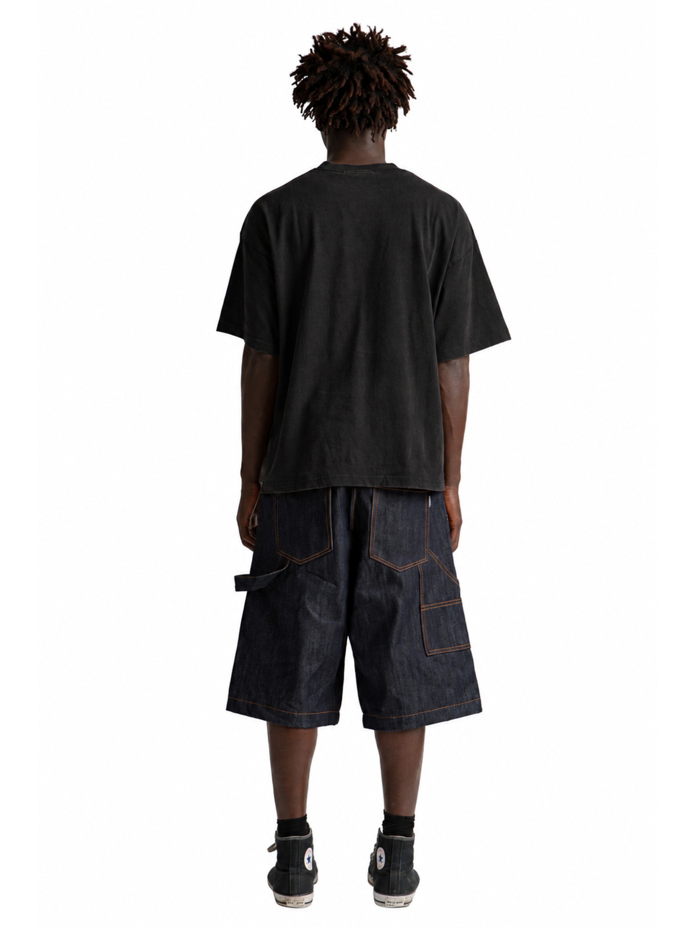 Wasted Paris - Camiseta 'Catacombs Boxy T-Shirt' en negro