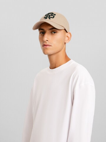 Bershka Cap in Beige