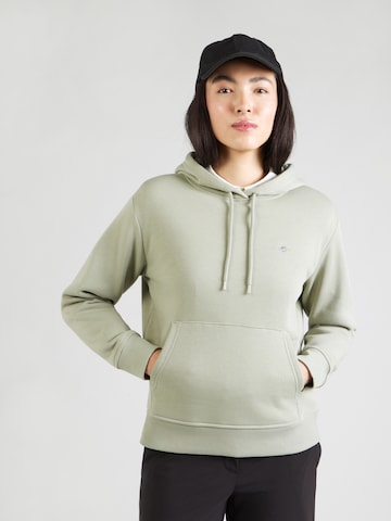 Sweat-shirt GANT en vert : devant