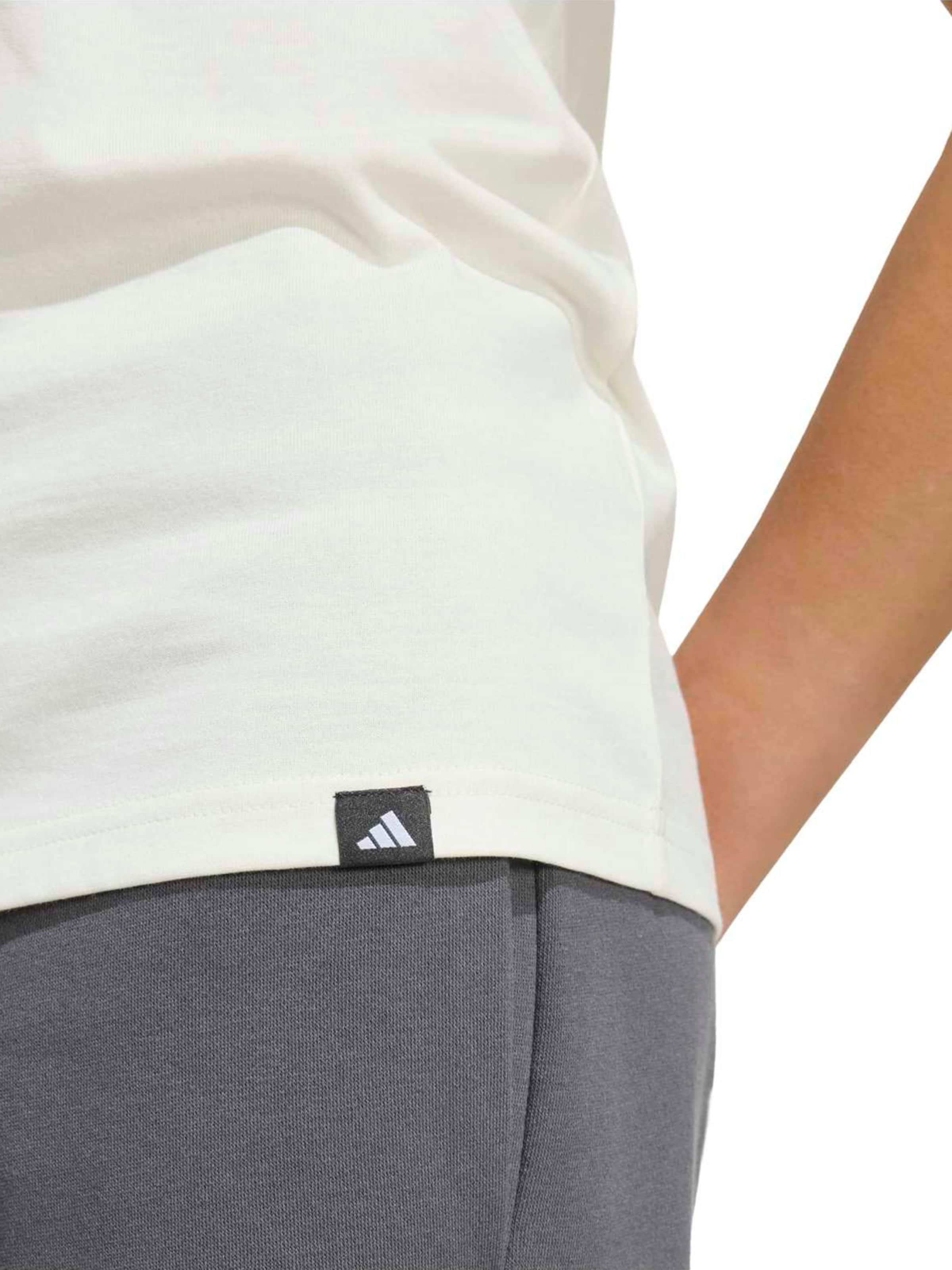 ADIDAS SPORTSWEAR Λειτουργικό μπλουζάκι 'SLIDE' σε λευκό