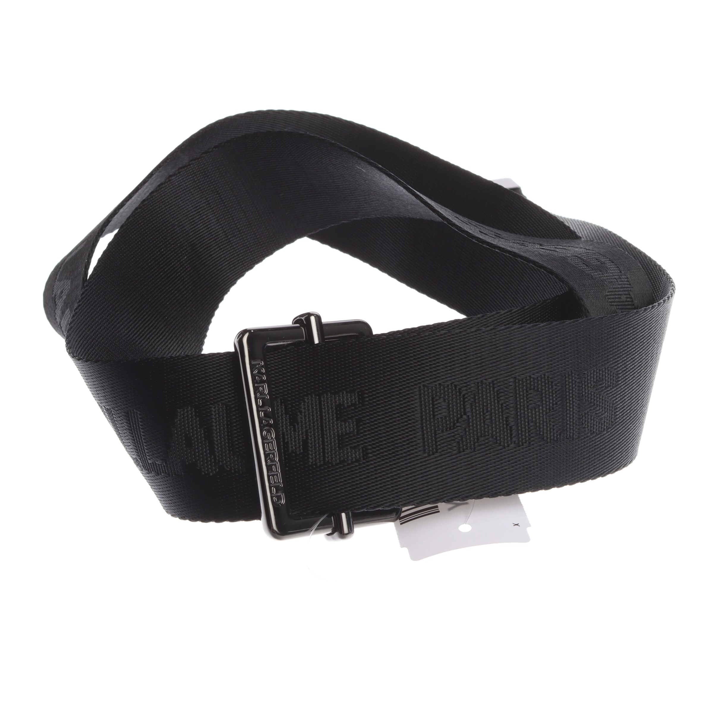 Karl Lagerfeld Gürtel XS-XL in Schwarz: Vorderseite