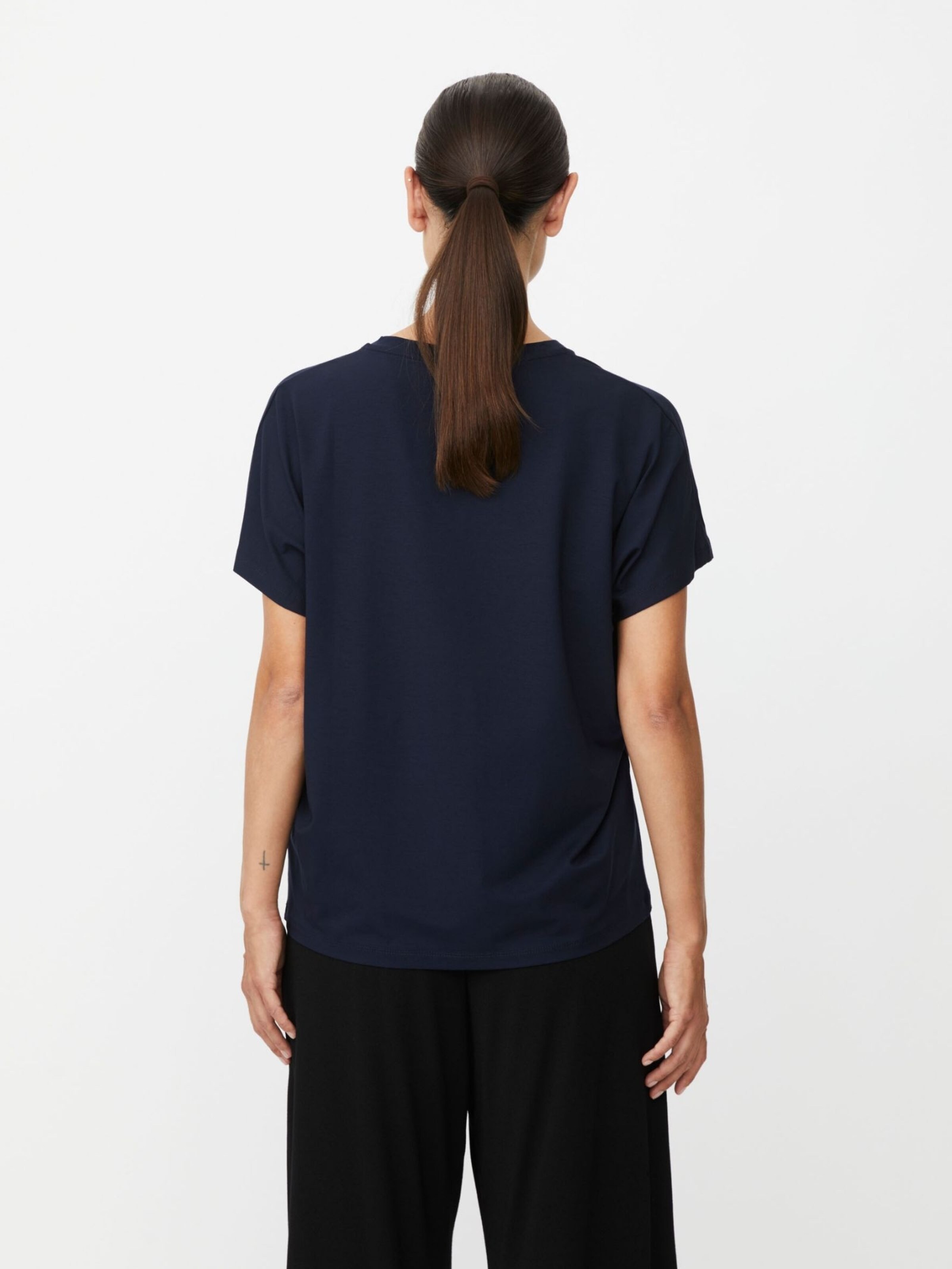 T-shirt 'MaBadu' Masai en bleu