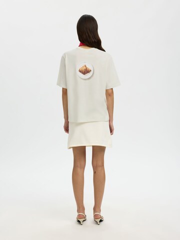 SELECTED - Camiseta en blanco