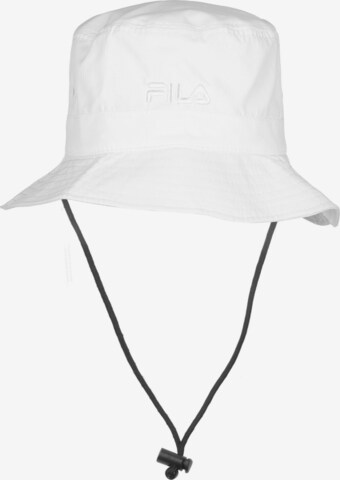FILA Hat 'Fisherman' in White: front