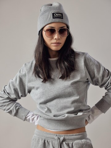OWN Off With Nature Sweatshirt 'Felpa Felpata Girocollo' in Grijs