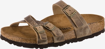 BIRKENSTOCK Pantoletter 'Franca' i brun: forside