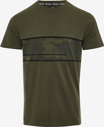 Threadbare Shirt 'Trail' in Green: front