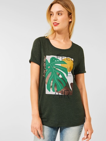 T-shirt STREET ONE en vert : devant