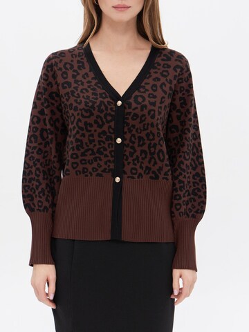 Passioni Knit Cardigan in Brown
