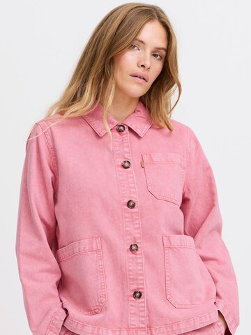 Giacca di mezza stagione 'Gianni' di PULZ Jeans in rosa: frontale