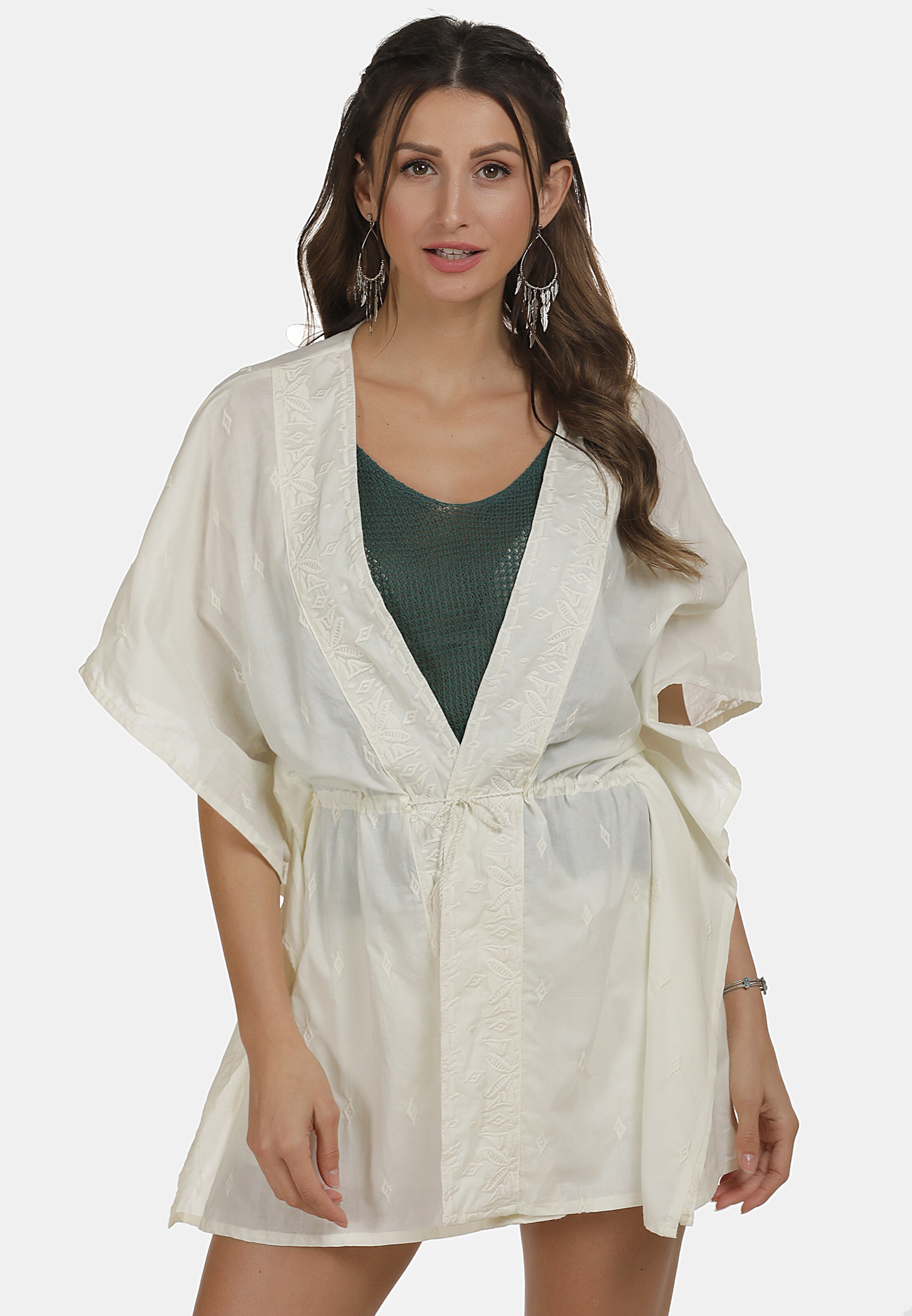 Kimono IZIA en blanc