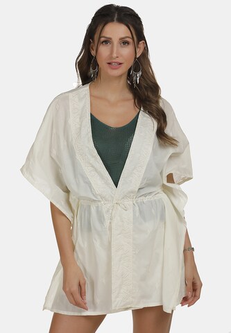 IZIA Kimono in Wit: voorkant