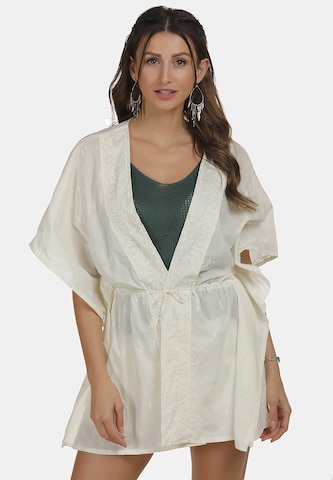 IZIA Kimono in Wit: voorkant