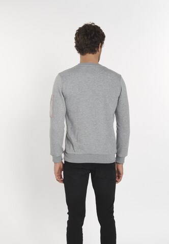 DENIM CULTURE Sweatshirt 'Bret' in Grau