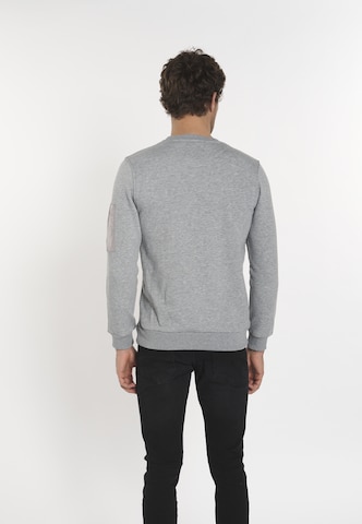 DENIM CULTURE Sweatshirt 'Bret' in Grey