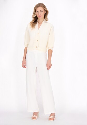 DreiMaster Klassik Вязаная кофта 'Everyday Fashion' в Белый