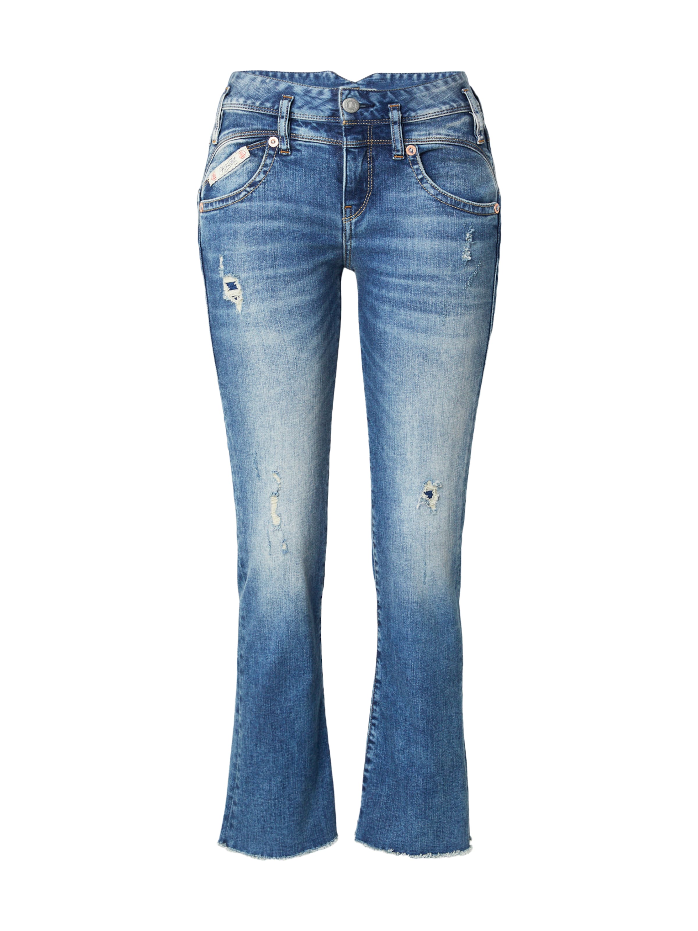 Herrlicher Bootcut Džíny 'Pearl' – modrá: přední strana