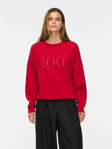 VILA - Sudadera 'VIReflect Mood' en rojo: frente