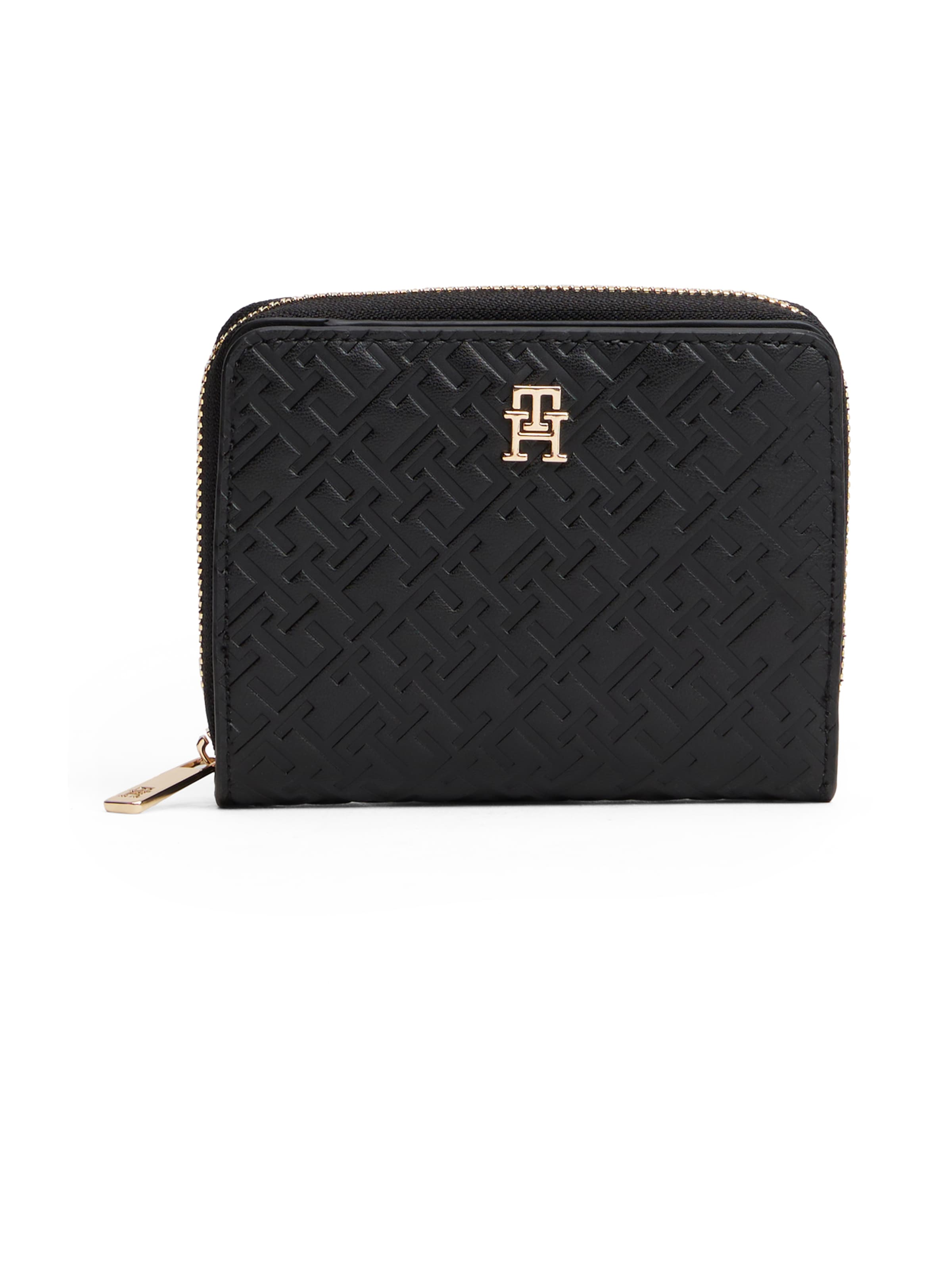 TOMMY HILFIGER Geldbörse in Schwarz: Vorderseite