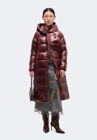 Blauer.USA Wintermantel in Bruin: voorkant