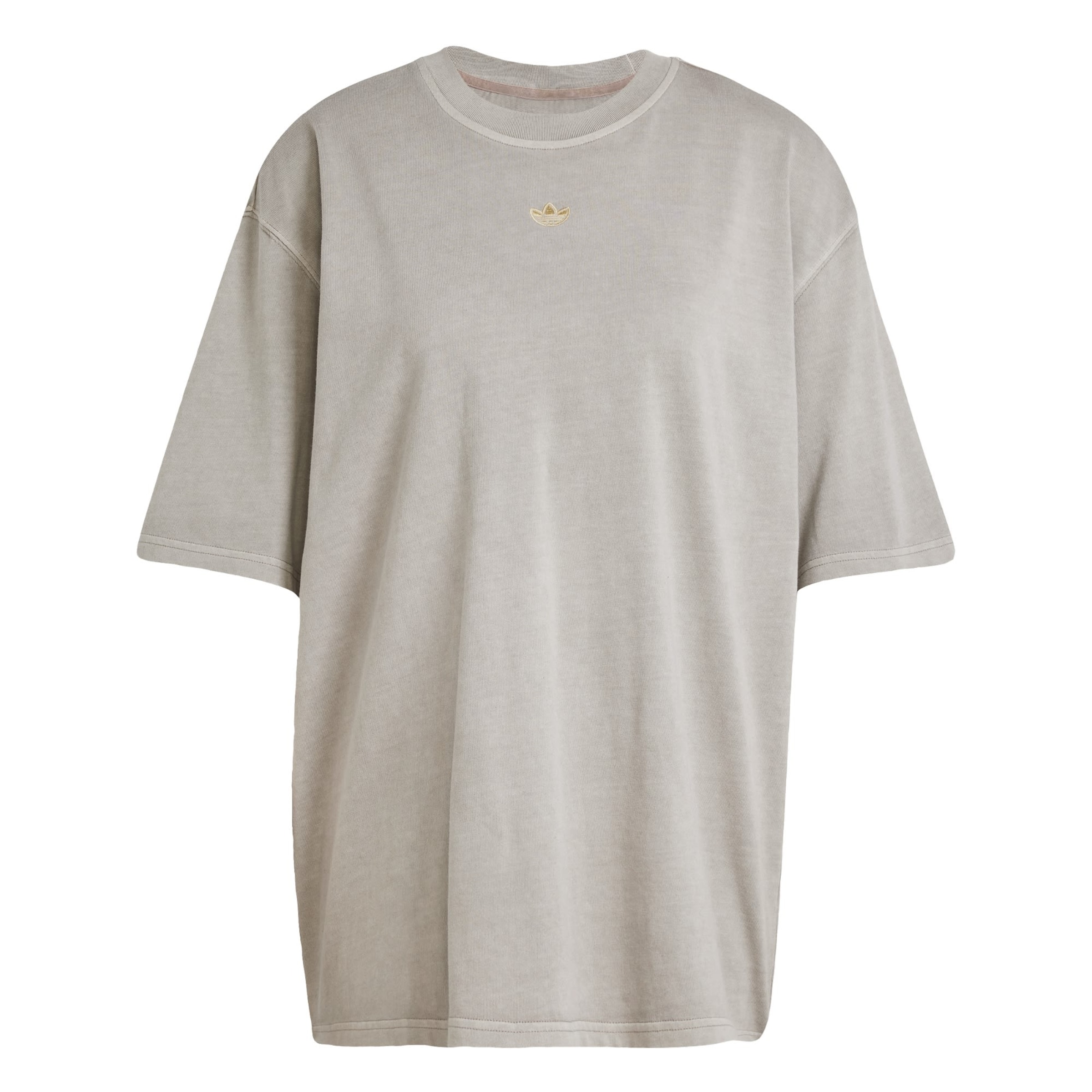ADIDAS ORIGINALS - Camiseta talla grande en gris: frente
