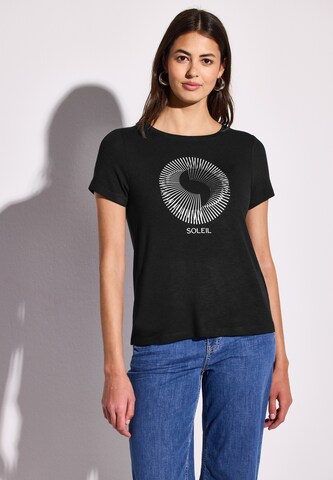 STREET ONE Shirt in Black: front