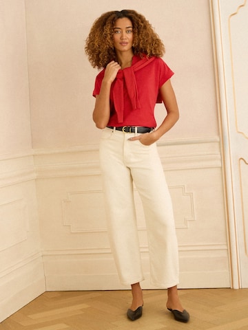 Maglietta di love & roses in rosso