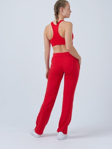 SPORTKIND Regular Sporthose 'Trainingshose lang'‌‌‌‌‌‌‌‌‌ in Rot