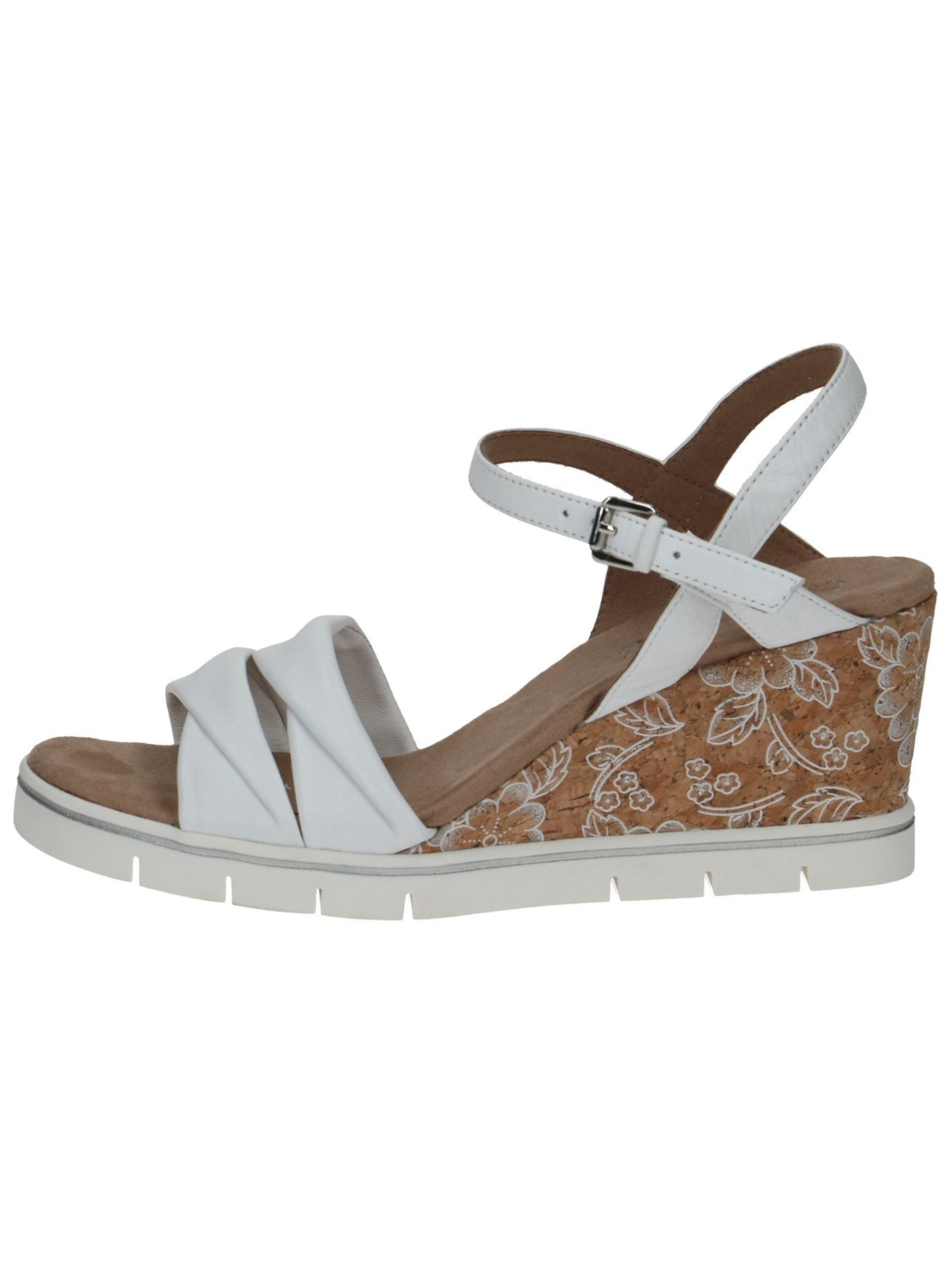 CAPRICE Sandale in Weiß