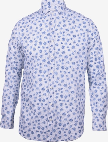Black Label Shirt Overhemd 'MIAMICE' in Blauw: voorkant