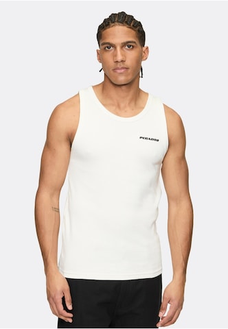 T-Shirt Pegador en blanc : devant