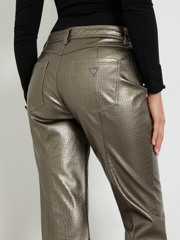 GUESS Regular Pants in Silver