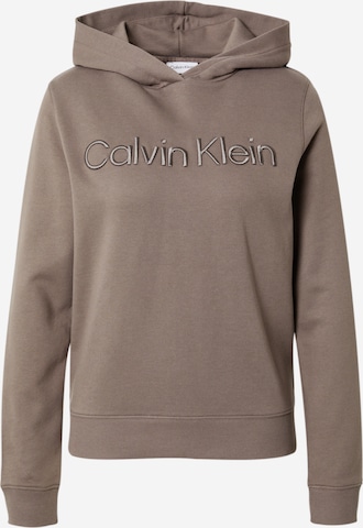 Calvin Klein - Sweatshirt em castanho: frente