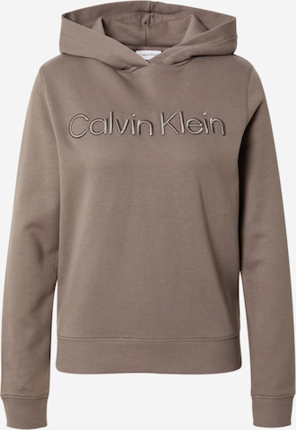 Calvin Klein Sweatshirt in Brown: front