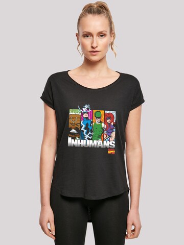 F4NT4STIC Shirt 'Marvel Inhumans' in Zwart: voorkant