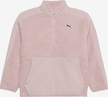 PUMA Sporttröja 'ESS ELEVATED' i rosa: framsida
