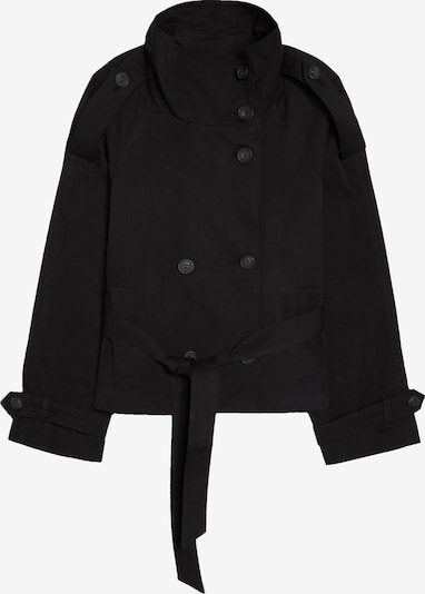 Bershka Välikausitakki koossa XS värissä musta, Tuotenäkymä
