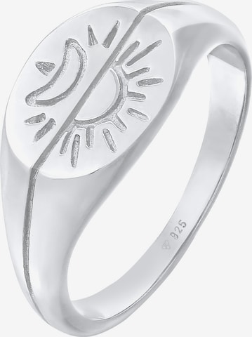 ELLI Ring in Silver: front