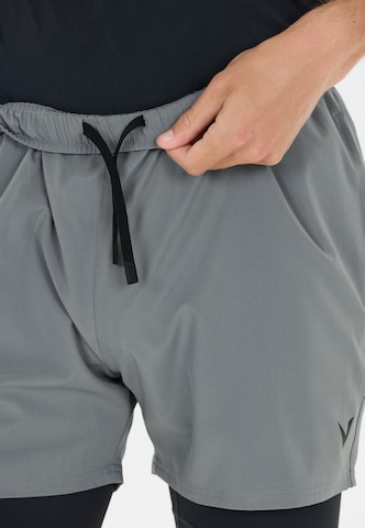 Virtus Regular Workout Pants 'Zayne V2' in Grey