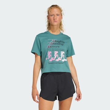 T-shirt fonctionnel 'Les Mills Movers' ADIDAS PERFORMANCE en vert : devant