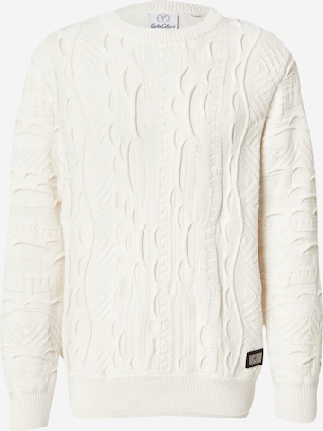 Pull-over 'Esposini' Carlo Colucci en blanc : devant