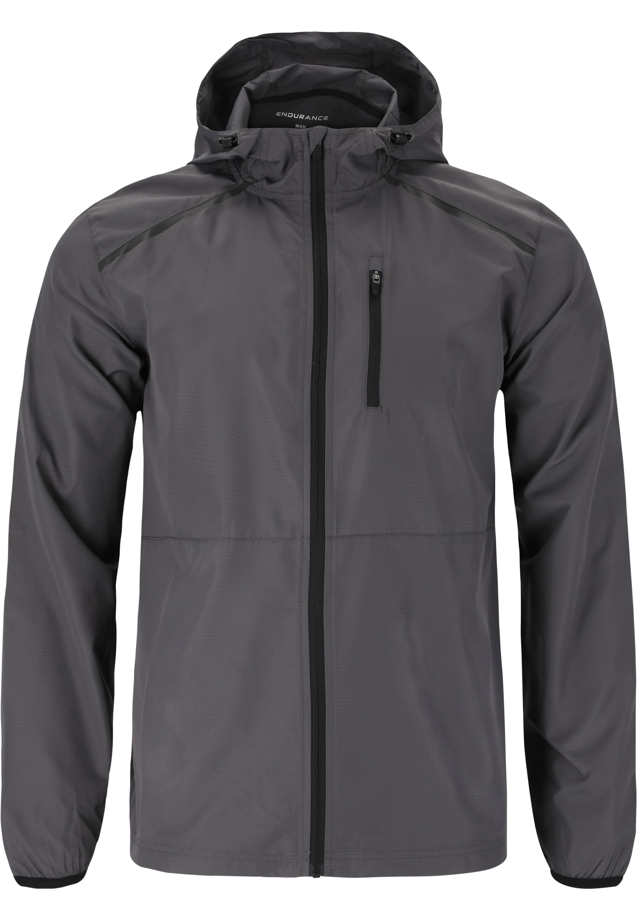 ENDURANCE Athletic Jacket Hugoee in Khaki ABOUT YOU