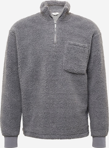 Pull-over !Solid en gris : devant