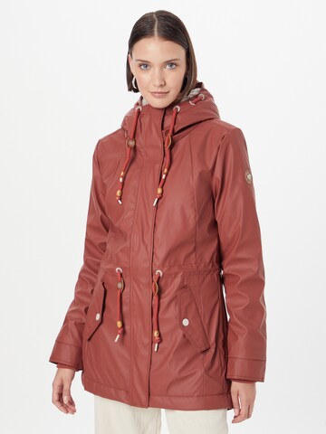 Ragwear Winterparka 'MONADIS ' in Rood: voorkant