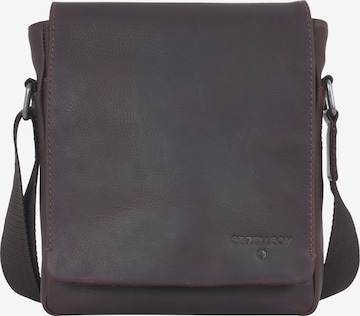 STRELLSON - Mala de ombro 'Stratford 2.0 Jeremy' em castanho: frente
