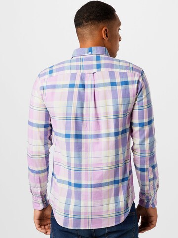 FARAH Regular fit Button Up Shirt 'CLAYTON' in Purple