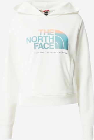 THE NORTH FACE Sweatshirt in White: front