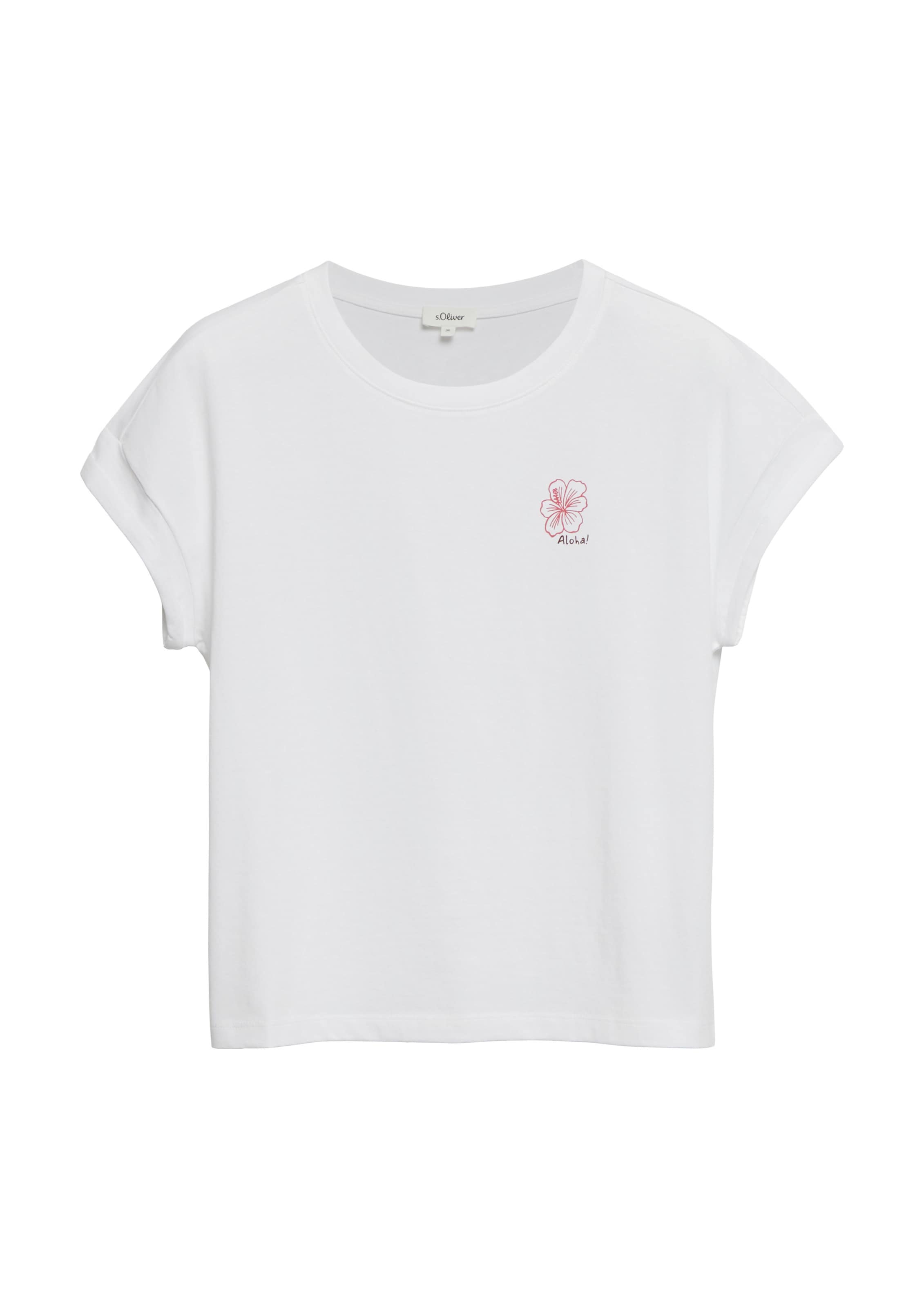 s.Oliver T-Shirt in Weiß: Vorderseite