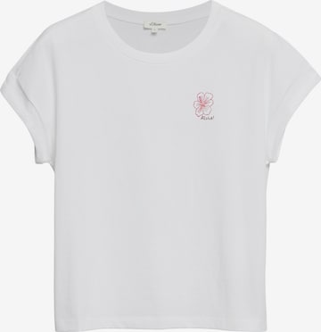 s.Oliver T-Shirt in Weiß: Vorderseite